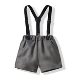 Kid Baby Boys Summer Short Sleeve Cotton Leather 3 Sets Pcs