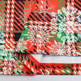 Kid Girl Bow Red Plaid Christmas Party Dresses