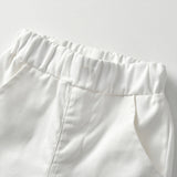 Kid Baby Girl Summer Lapel Short-sleeve Leisure Holiday 2 Pcs Set