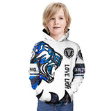 Children Kid 3D Print Animal Lion Hoodie