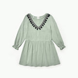 Family Matching Parent-child Long-sleeved Lace Female Dress