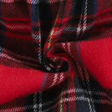 Kid Baby Girl Christmas Sanded British Plaid Casual Dress