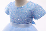 Kid Girl Princess Sequined Party Birthday Formal Dresses