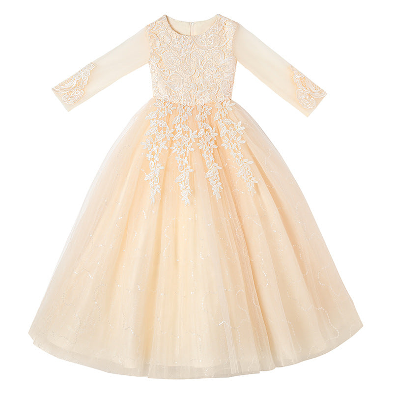 Kid Girl Autumn Spring Princess Formal Dresses