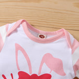 Easter Baby Long Sleeve Harley Romper With Hat Sets 2 Pcs