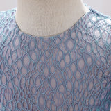 Kid Baby Girl Princess Lace Sleeve Gauze Flower Dresses