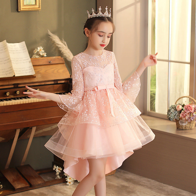 Autumn Spring Kids Girl Princess Formal Dresses