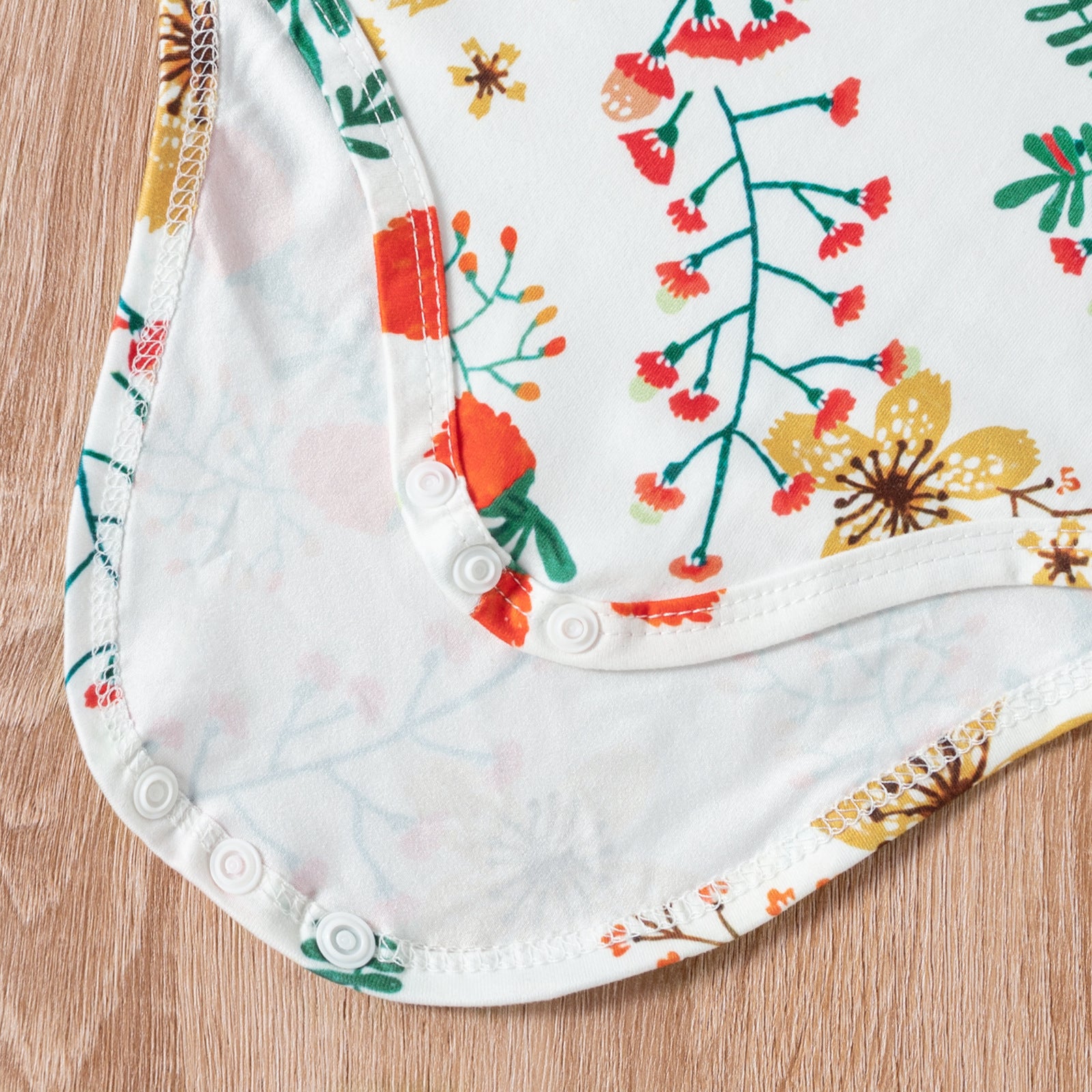 Baby Girl Summer Flower Print Condole 3 Pcs Sets