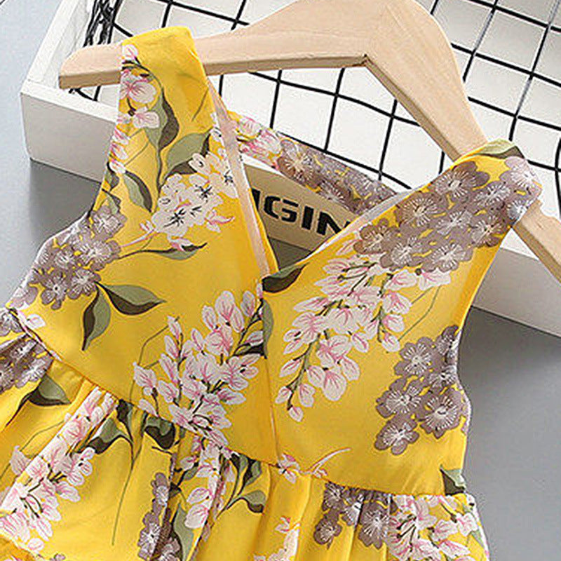 Kid Baby Girl Flower Sleeveless Summer Dresses