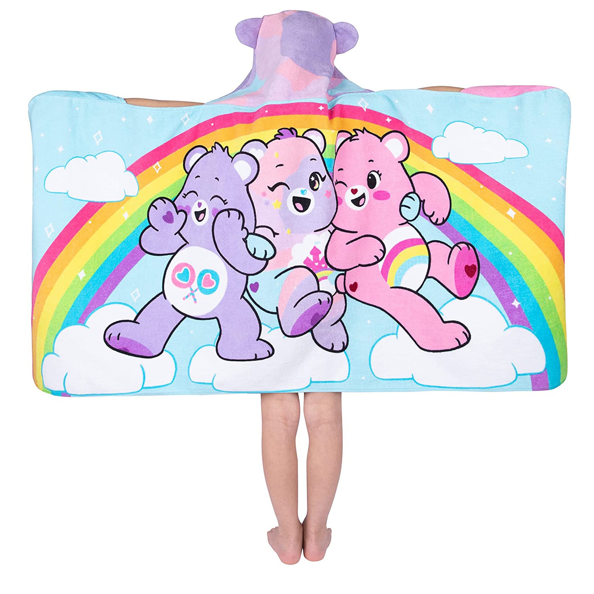 Kid Baby Hooded Poncho Bathrobe Towels Bath Quick Dry Absorbent Pajamas