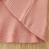 Kid Baby Girls Suit Summer Hole Stripe Bow Jeans 2 Pcs Sets