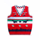 Kid Baby Boys Vest Knit Thermal Cotton Puppy Sweater