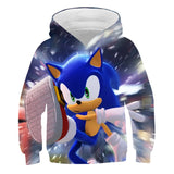 Kid Cartoon Pullover Hoodie 3D Digital Printed Casual Tops