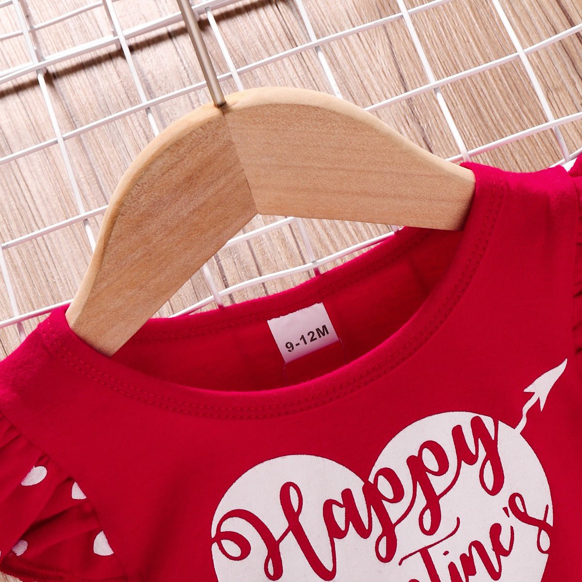 Kid Baby Girl Valentine's Day Flower Virgin Heart Casual Dresses