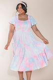 Family Matching Parent-child Sweet Leisure Holiday Dresses