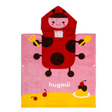 Infant Baby Bathrobe Cartoon Towel Robe Hooded Cloak Pajamas