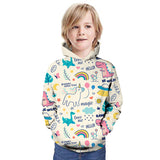 Children Kid 3D Printed Dinosaur Pattern Hoodie