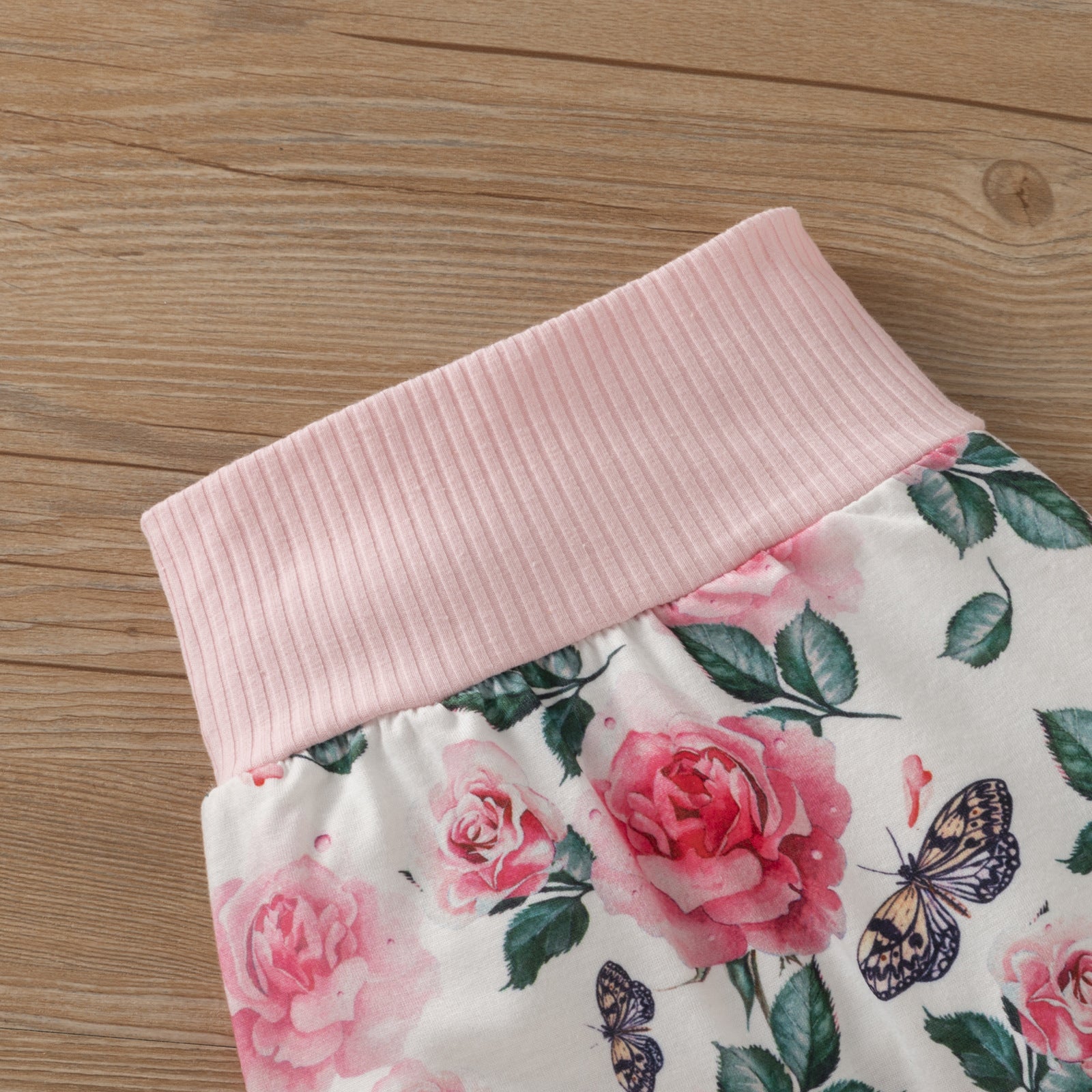 Baby Girl Suit Stripe Long Sleeve Letter Embroidered Flower 3 Pcs Sets