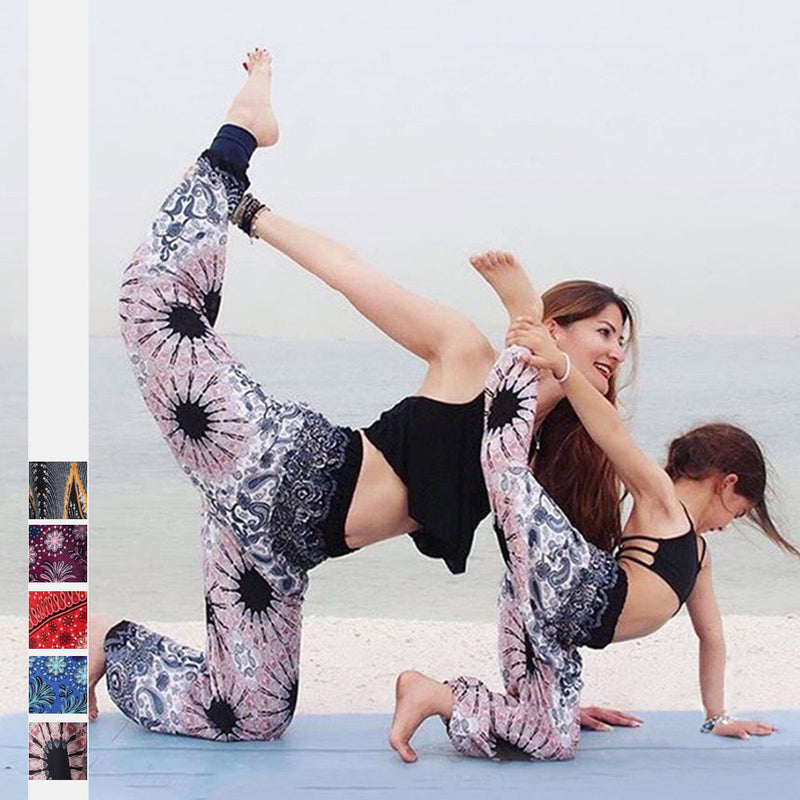 Family Matching Loose Hippy Yoga Trousers Harem Pants