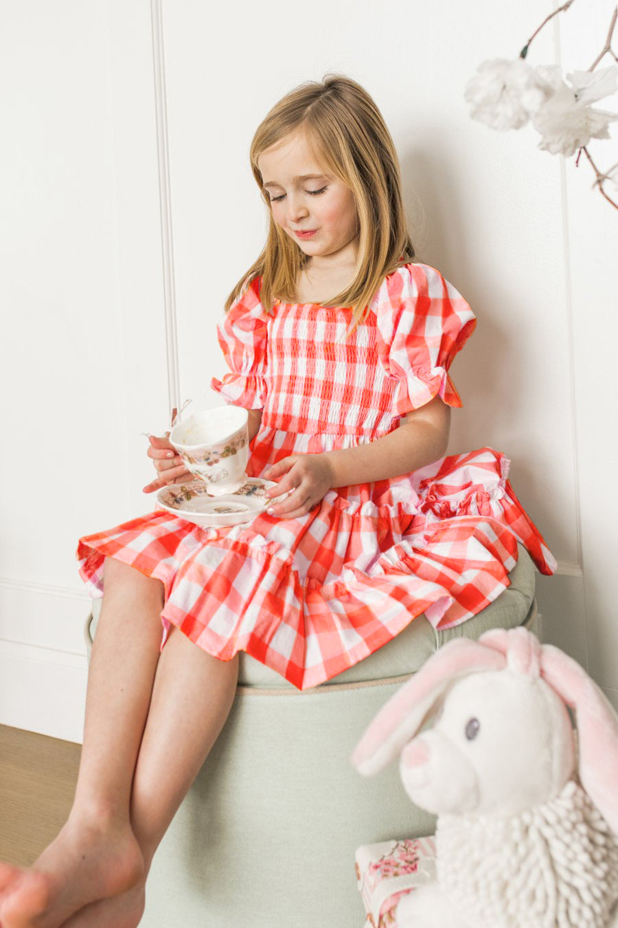 Family Matching Parent-child Bohemian Long Square Collar Dresses
