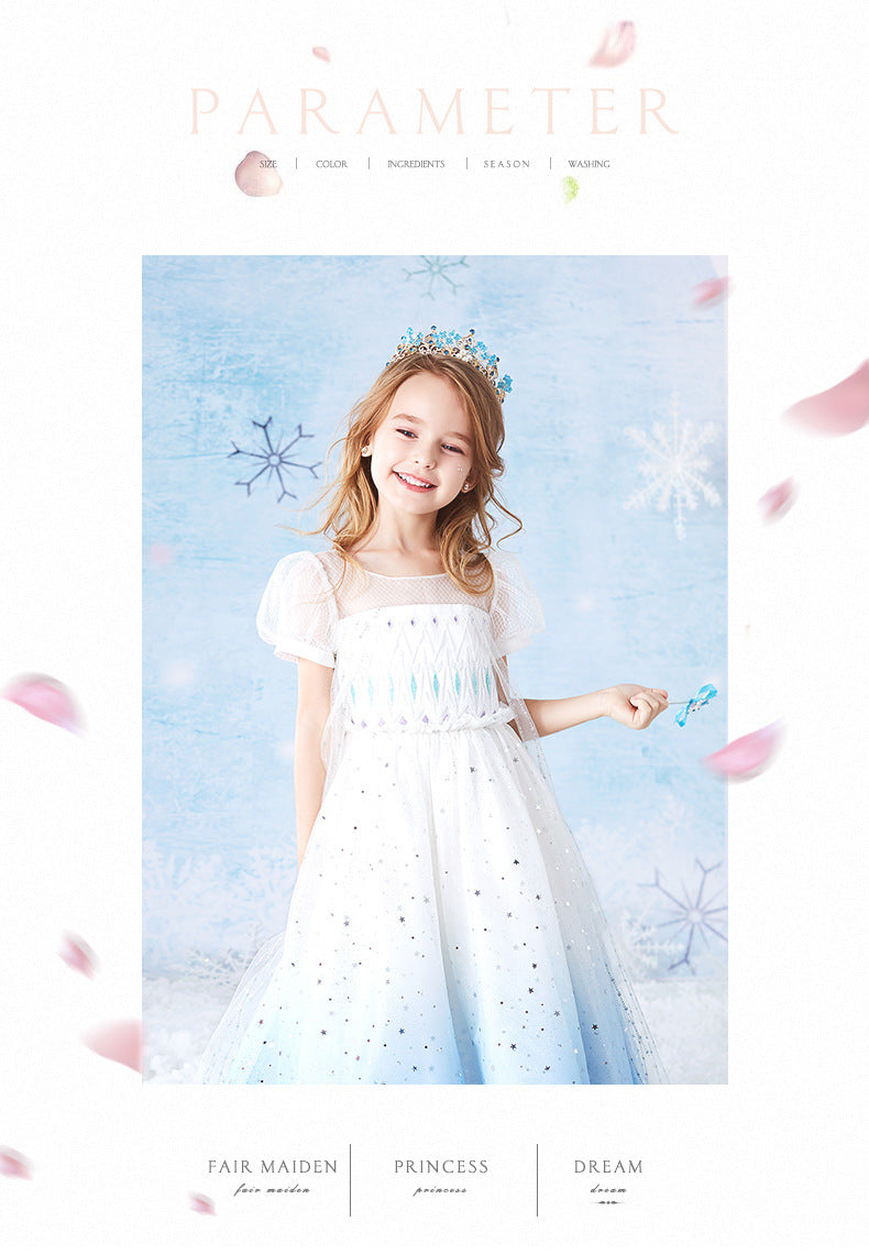 Kid Baby Girl Princess Summer New Frozen Aisha Pompous Dresses