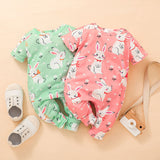 Baby Easter Newborn Harpy Crawl Suit Cute Short-sleeved Rompers
