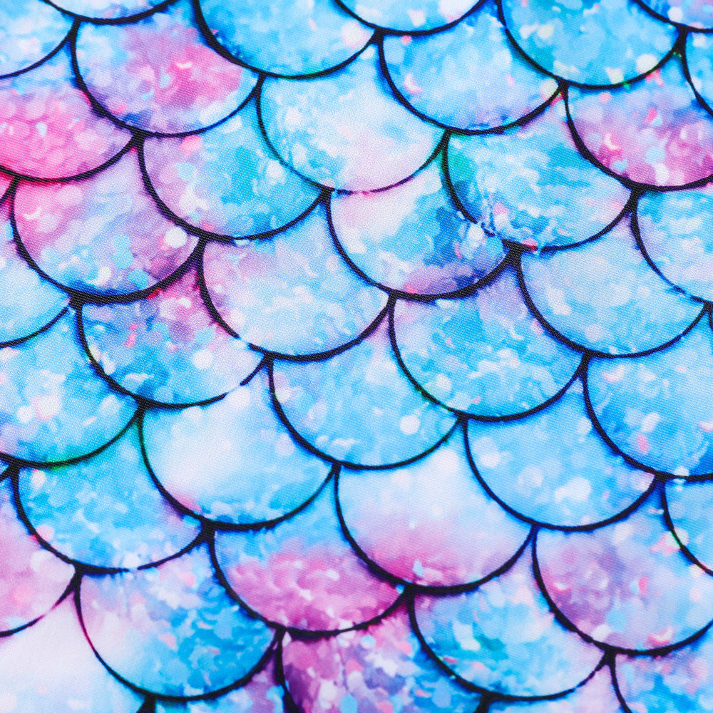 Kid Girls One-piece Swimsuit Mermaid Bathing Beach Swimwear