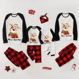 Family European American Christmas Homewear Pajamas Set