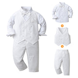 Kid Baby Boy Formal Party Suits 3 Pcs Sets