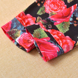 Baby Girls Short Sleeve Fashion Rose Flower 3 Pcs Set