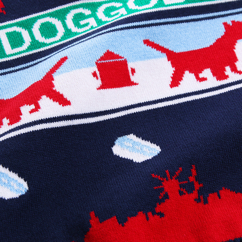 Kid Baby Boys Vest Knit Thermal Cotton Puppy Sweater