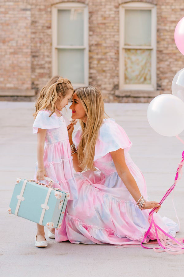 Family Matching Parent-child Sweet Leisure Holiday Dresses