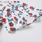 Family Matching Parent-child Flower Print Swing Dress