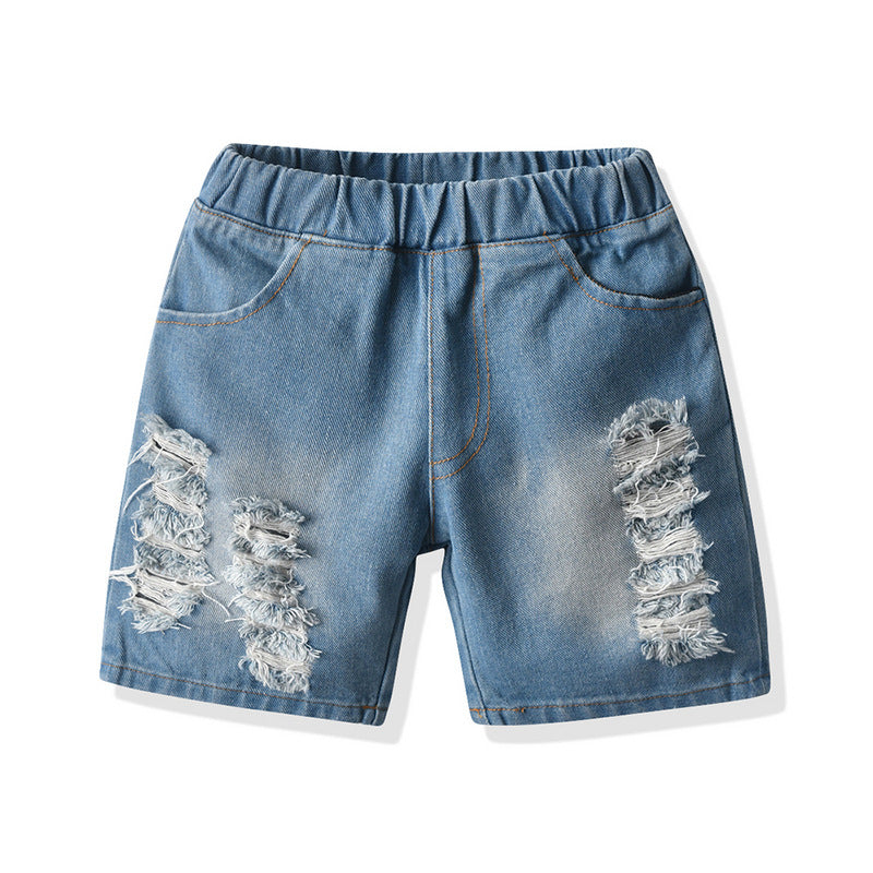 Kid Baby Boys Set Hooded Sleeveless Tie-dye Pullover 2 Pcs Set