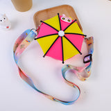 Kid Relieve Stress Puzzle Cartoon Silicone Zero Wallet Personalized Umbrella Bag