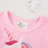 Kid Baby Girls Short Sleeve New Summer Unicorn Dresses