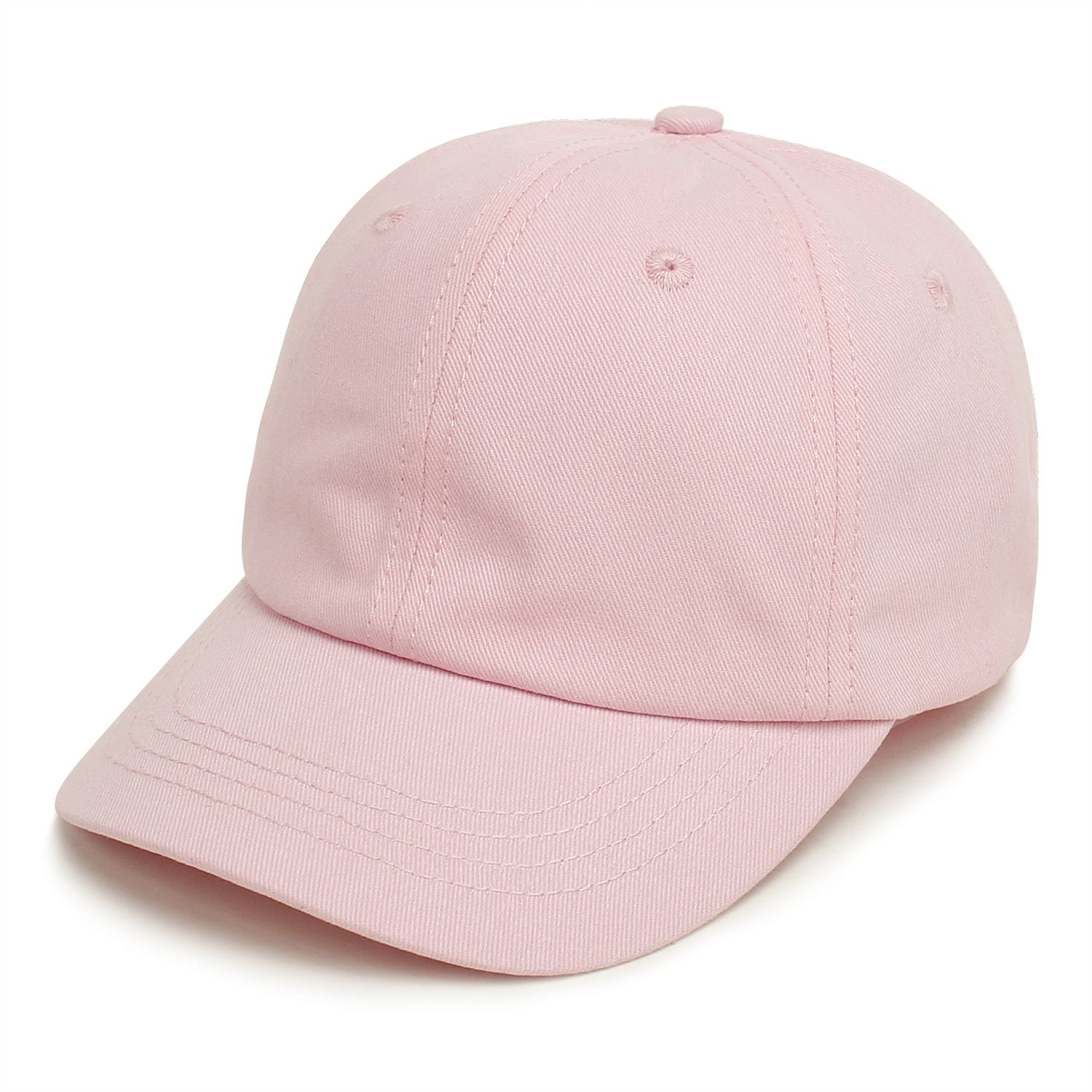 Spring Summer Kid Baby Baseball Cap Solid Color Cotton Casual Adjustable Sun Hat
