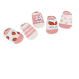 Kid Baby Cotton Anti-Slip Floor Bow Socks 5 Packs