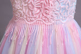 Kid Girls New Princess Long Summer Piano Performance Dresses