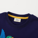 Kid Baby Girls Fall Hoodie Round Neck Casual T-shirt