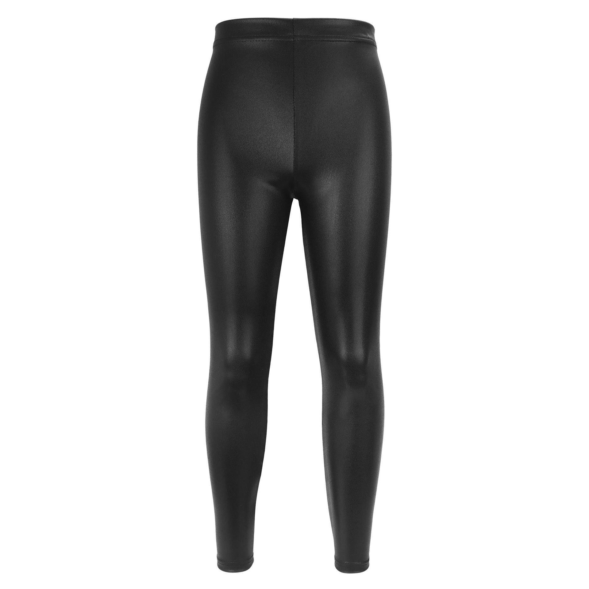 Kid Girl Dance Bright Gold Stamping High Elastic Breathable Yoga Pants