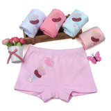 Kid Girl Cartoon Pattern Cotton Softwear Briefs Underwear 5 Packs