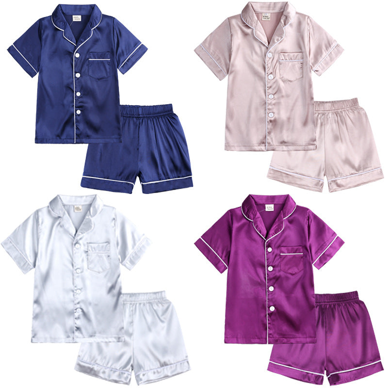 Kid Baby Boy Girl Summer Air Conditioning Home Pajamas