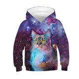 Kid Boy Girl 3D Printed Fashion Long Sleeve Autumn Hoodie