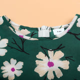Family Matching Mother-Daughter Floral Holiday Beach Leisure Loose Dresses