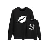 Family Matching Mother Daughter Valentine T-shirt  Alphabet Print Tops