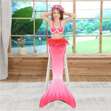 Kid Girl Mermaid Separate Bikini Swimsuit