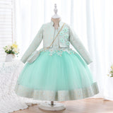 Kid Girl Princess Dress Pomfret Piano Performance Dress