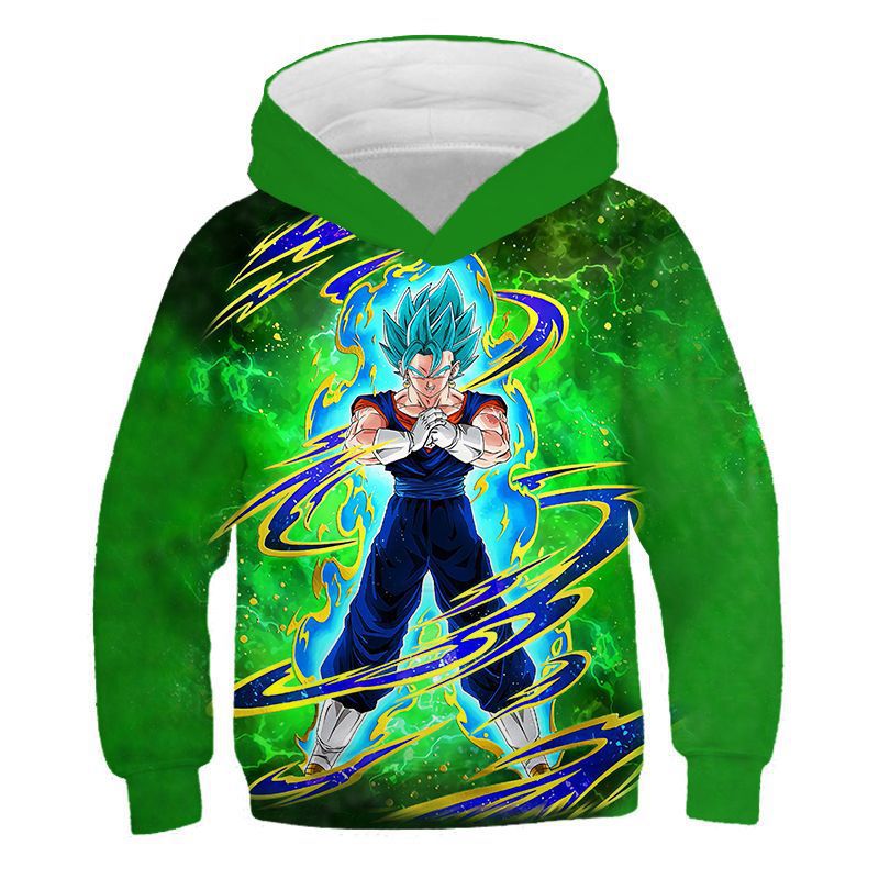 Super Kid Boy Dragon Ball Long Sleeve Hoodie