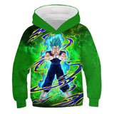 Super Kid Boy Dragon Ball Long Sleeve Hoodie
